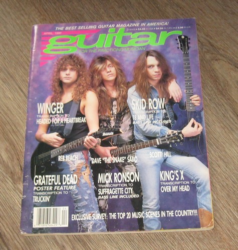 Guitar 1990 magazine - , winger