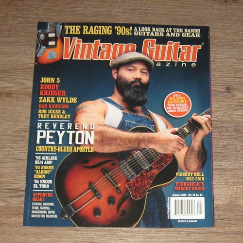 Vintage guitar magazine - vintage,