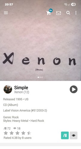 Xenon simple aor cd - xenon,